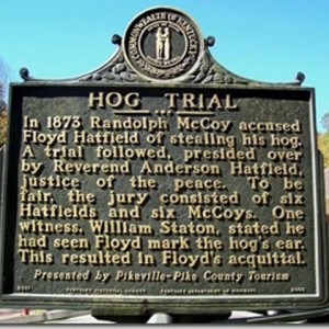 Hog trial marker
